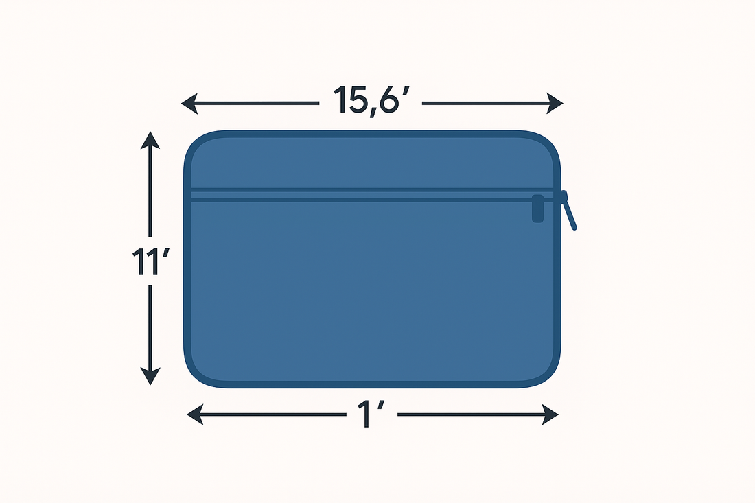 Les dimensions à respecter pour une pochette ordinateur en cabine