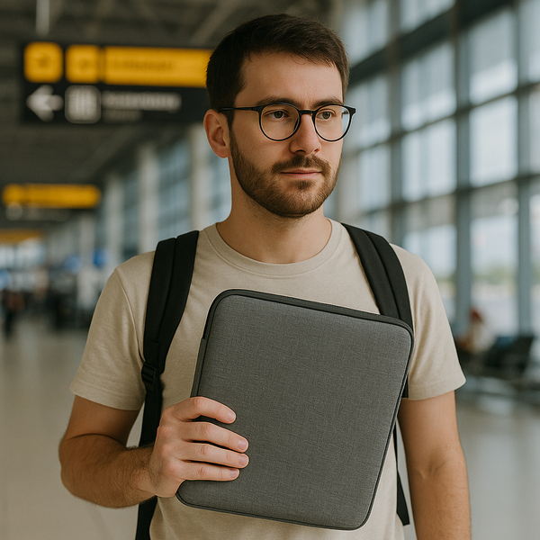 Peut-on voyager uniquement avec une pochette ordinateur en cabine ?