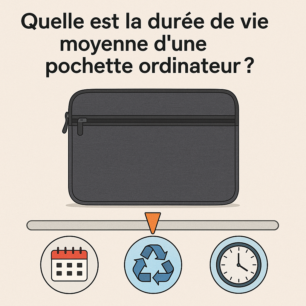 Quelle est la durée de vie moyenne d’une pochette ordinateur