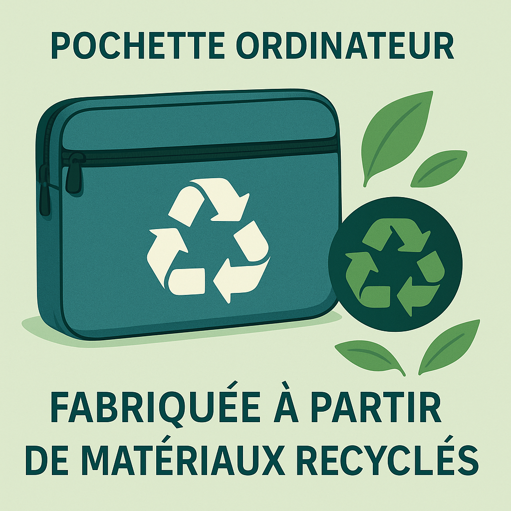 Pourquoi choisir une pochette ordinateur fabriquée à partir de matériaux recyclés