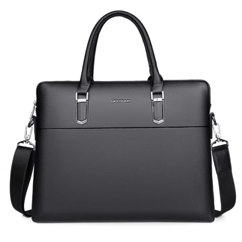 Pochette ordinateur noir à poignée