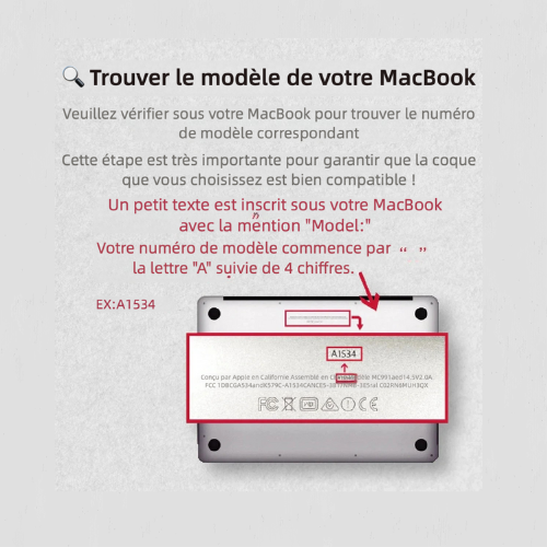 Coque ordinateur portable pour Mac