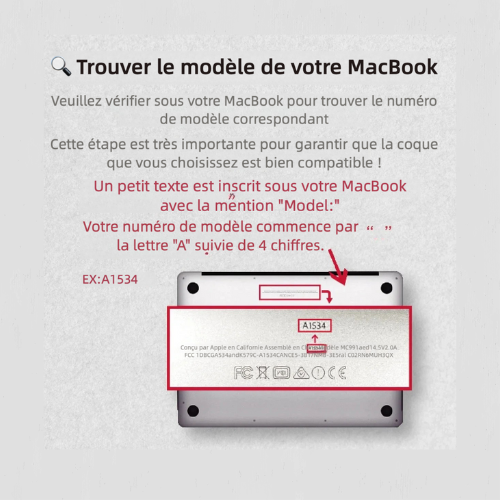 Coque ordinateur femmes à rayure pour MacBook Air et Pro