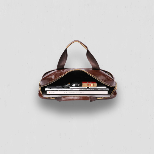 Housse d'ordinateur portable en cuir retro