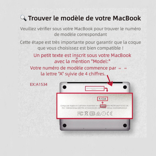 Coque ordinateur MacBook pour homme
