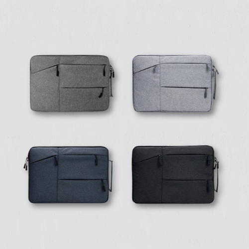 Sac ordinateur portable en denim de voyage à poches