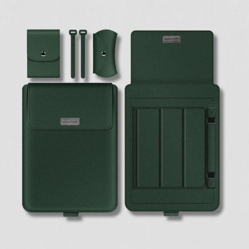 Pochette ordinateur MacBook vert