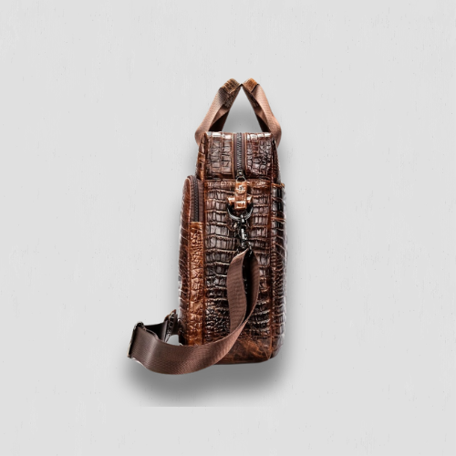 Sacoche ordinateur business en cuir