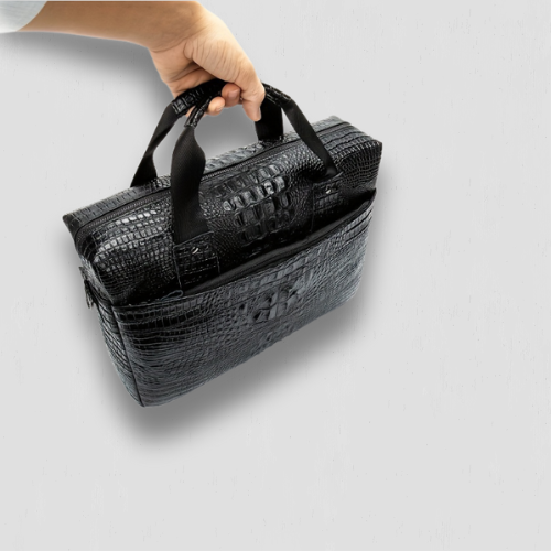 Sacoche ordinateur business en cuir
