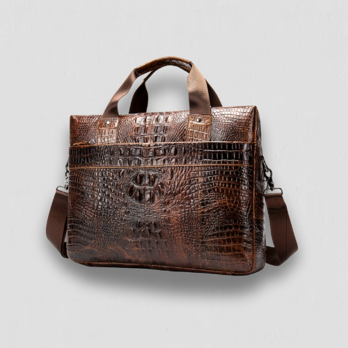 Sacoche ordinateur business en cuir