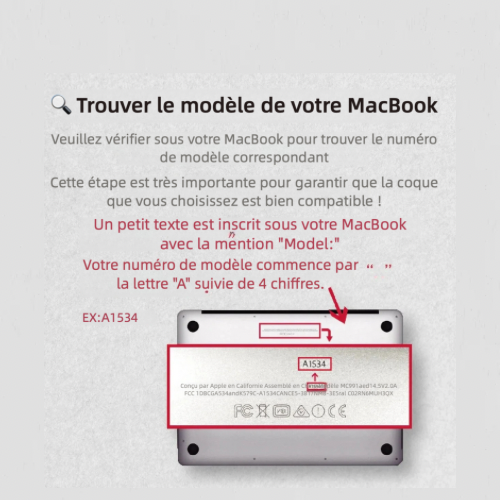 Coque d'ordinateur portable pour Apple