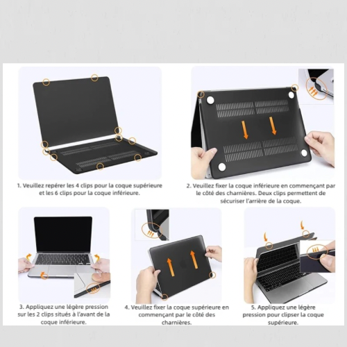 Coque d'ordinateur portable pour Apple
