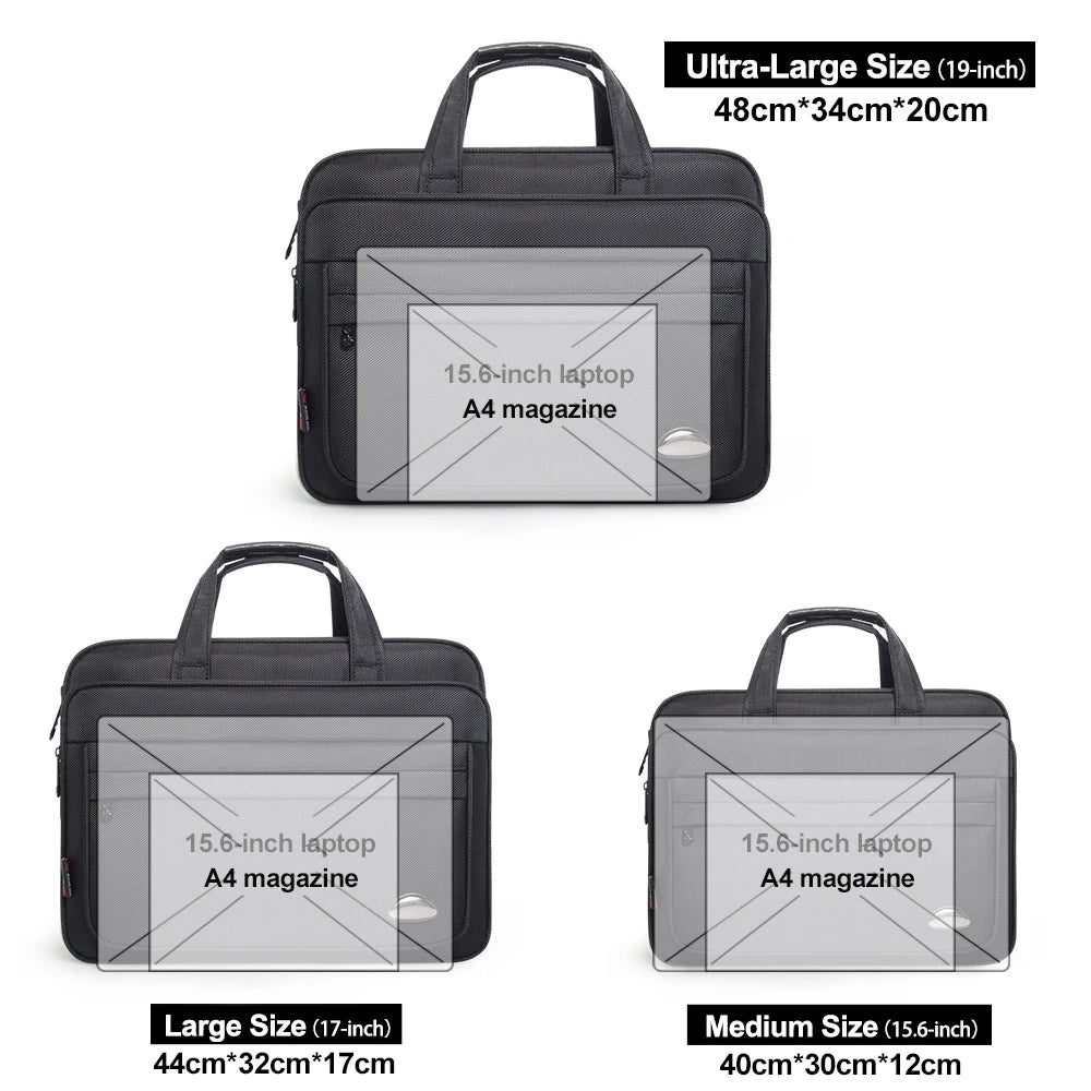 Sacoche ordinateur business 15 pouces en noir