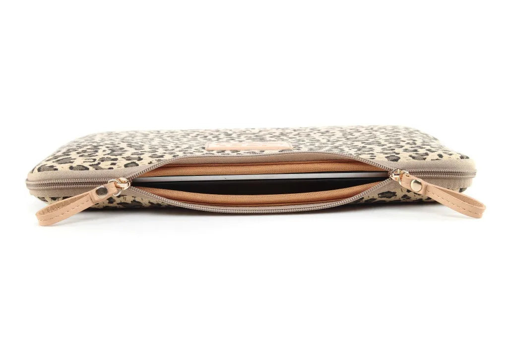 Sac ordinateur léopard