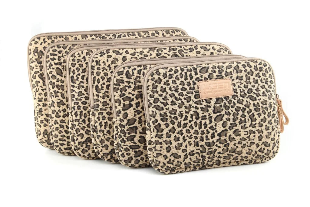Sac ordinateur léopard