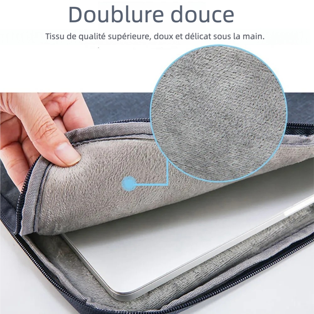 Housse ordinateur sobre & chic