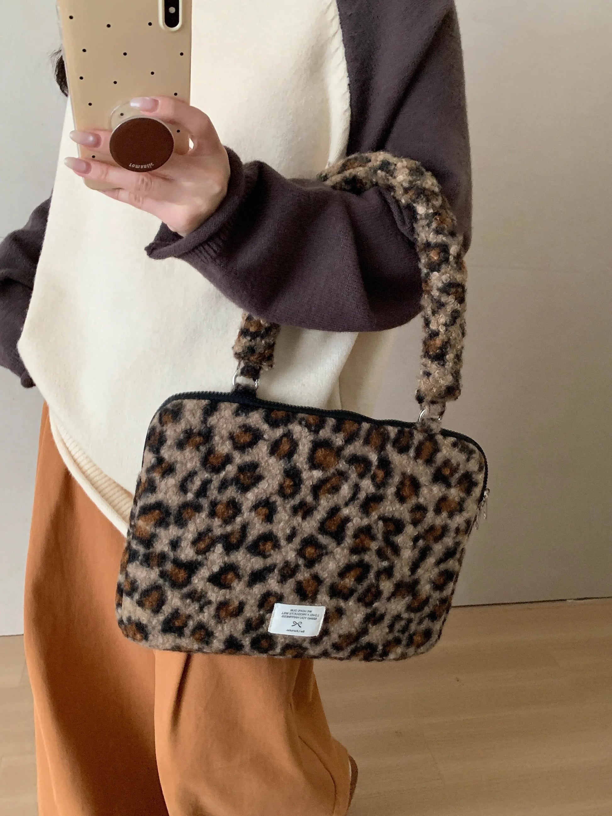 Housse pour ordinateur portable léopard