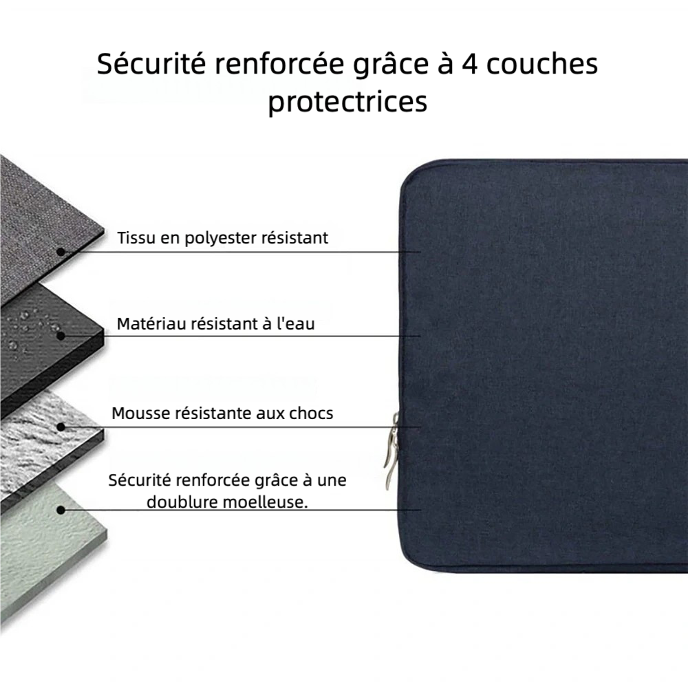 Housse ordinateur sobre & chic