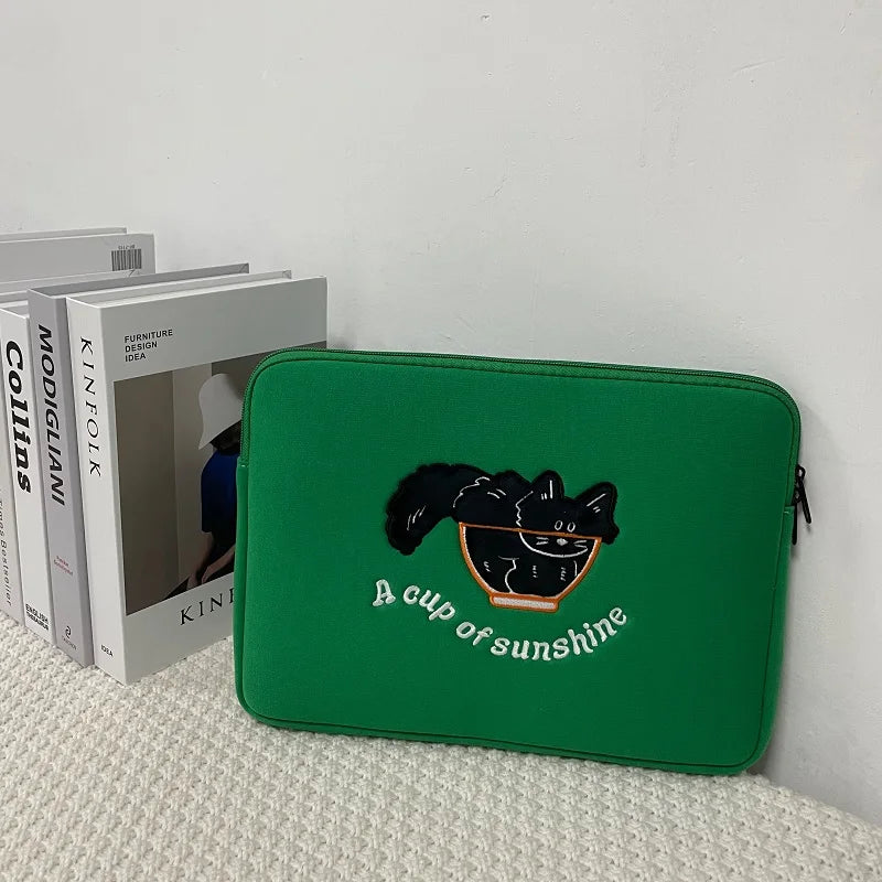 Pochette ordinateur design kawaï
