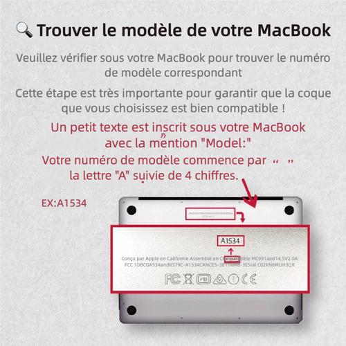 Coque ordinateur design moderne pour MacBook