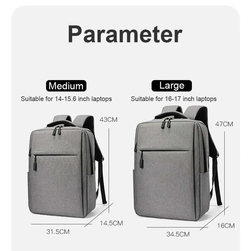 sac à dos en nylon pour ordinateur 17 pouces