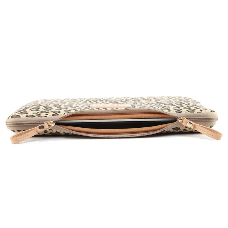 Sac ordinateur léopard