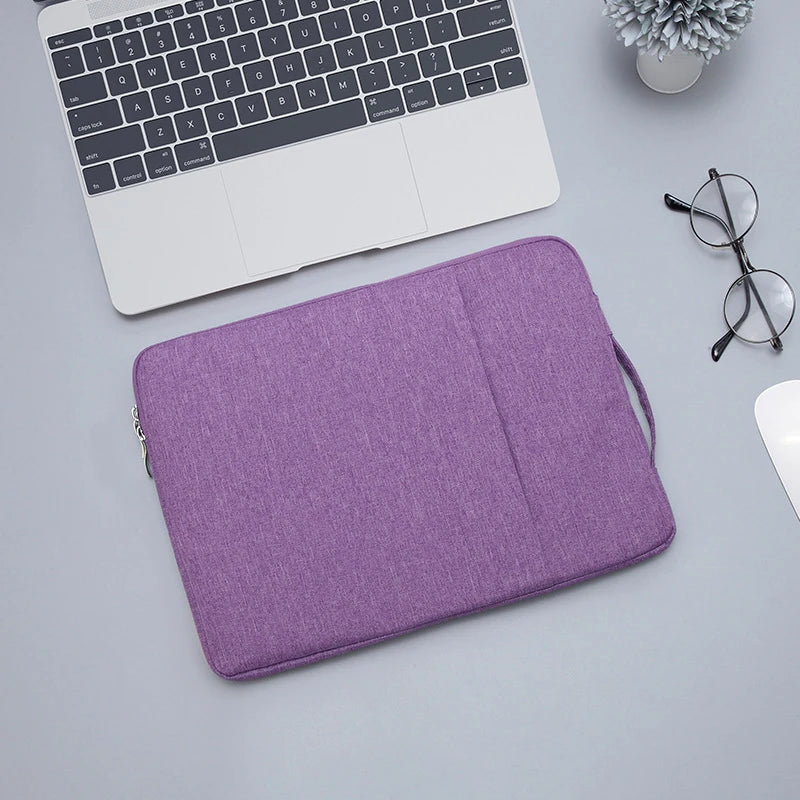 Pochette d'ordinateur portable grise de 14 pouces