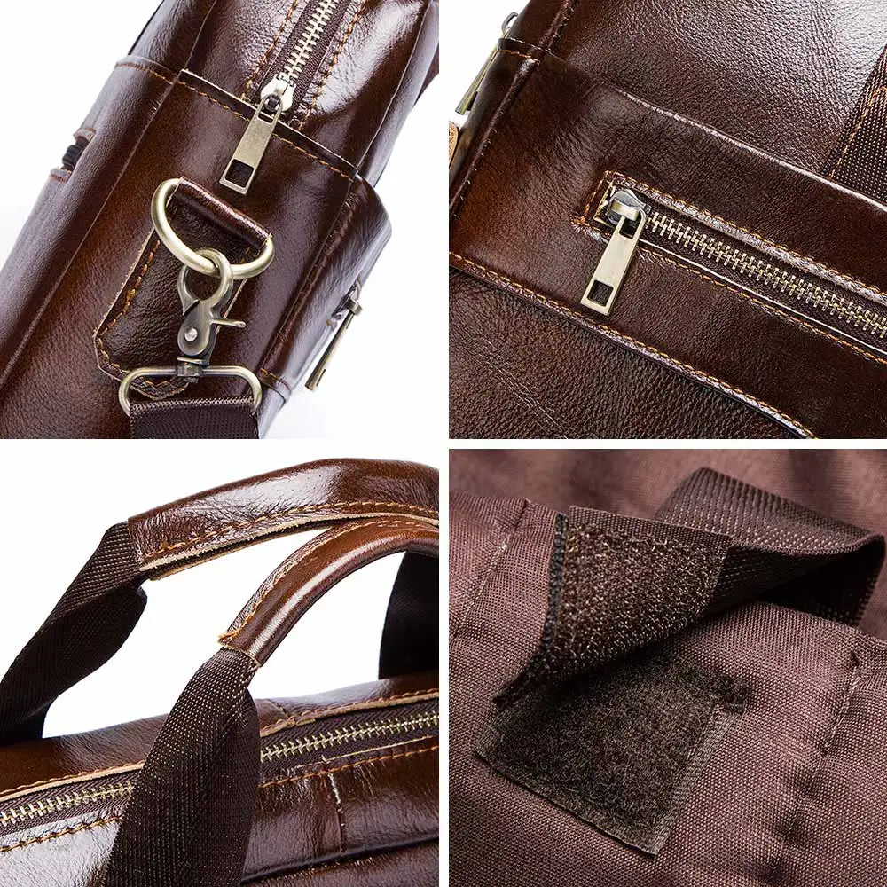 Sac à main pour ordinateur en cuir