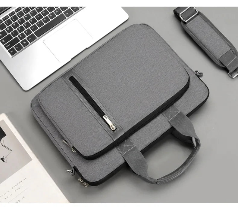 Pochette ordinateur grise de 17 pouces