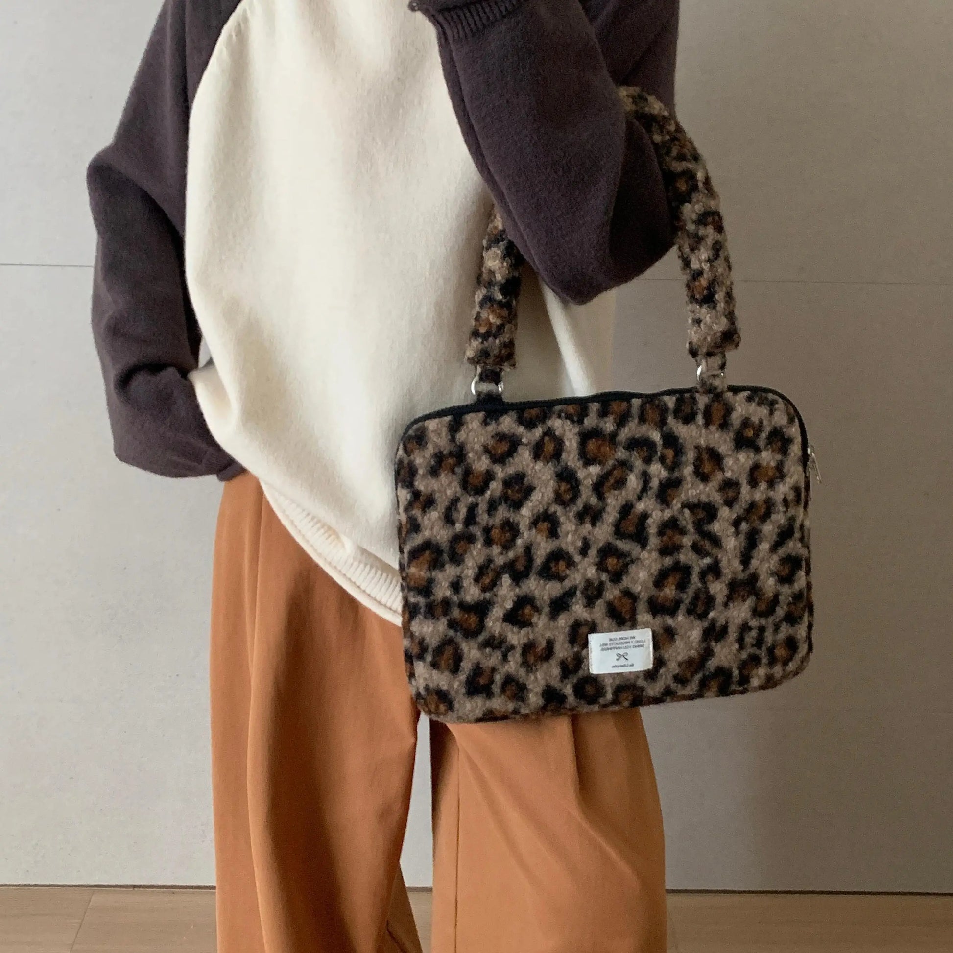 Housse pour ordinateur portable léopard