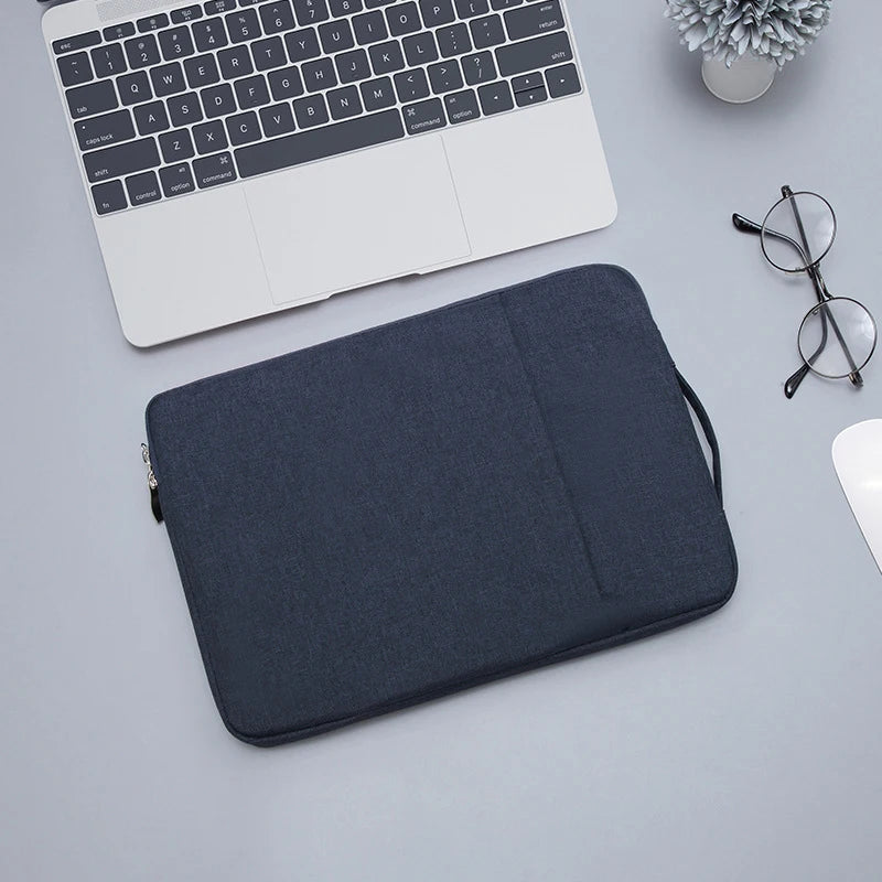 Pochette d'ordinateur portable grise de 14 pouces