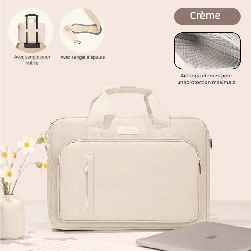 Pochette ordinateur femmes à sangle
