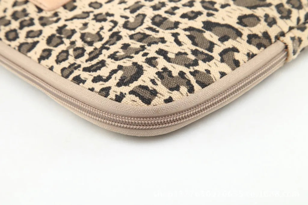 Sac ordinateur léopard