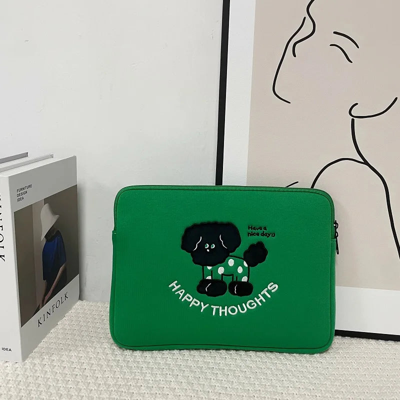 Pochette ordinateur design kawaï