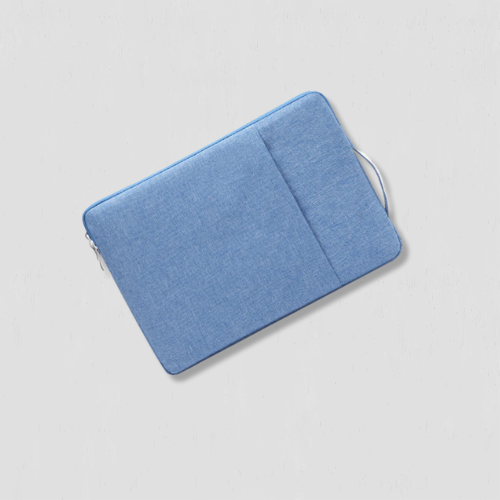 Housse ordinateur sobre & chic bleu