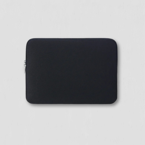 Housse d'ordinateur noir en coton de 14 pouces