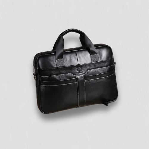 Housse d'ordinateur portable en cuir retro