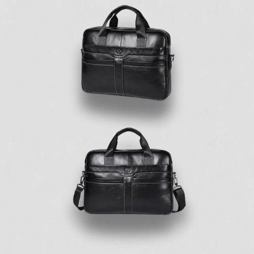 Housse d'ordinateur portable retro en noir