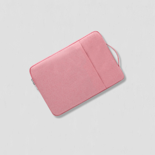 Housse ordinateur sobre & chic rose