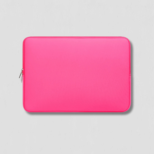 Pochette d'ordinateur en coton rose
