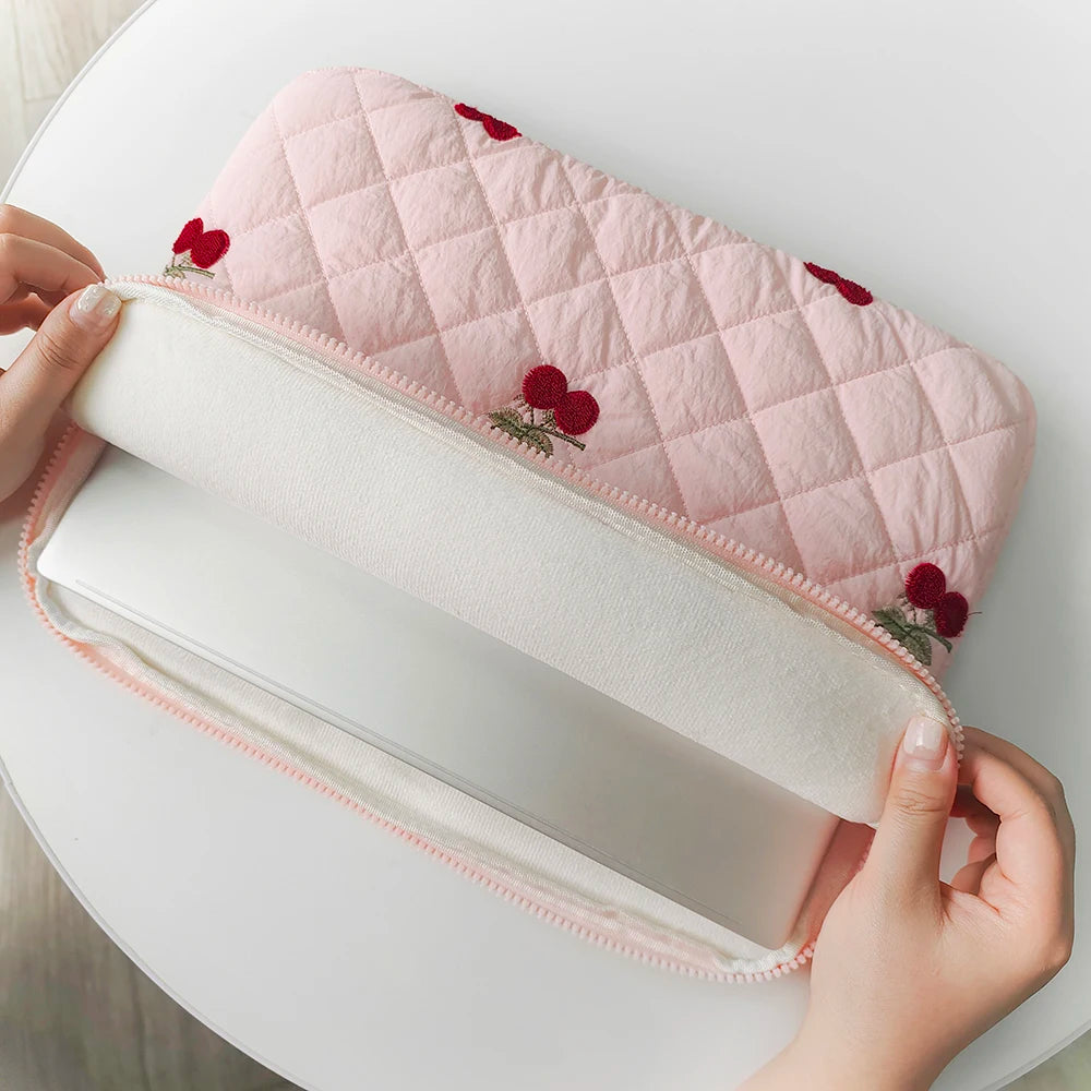 Pochette ordinateur 14 pouces fluffy
