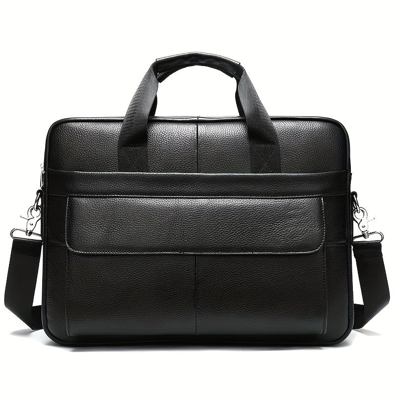 Pochette d'ordinateur professionnelle en cuir