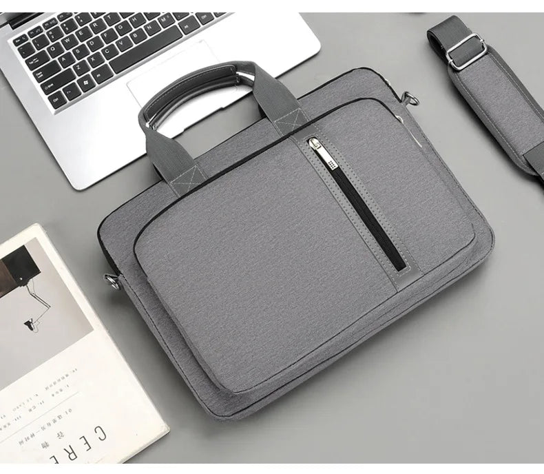 Pochette ordinateur grise de 17 pouces 