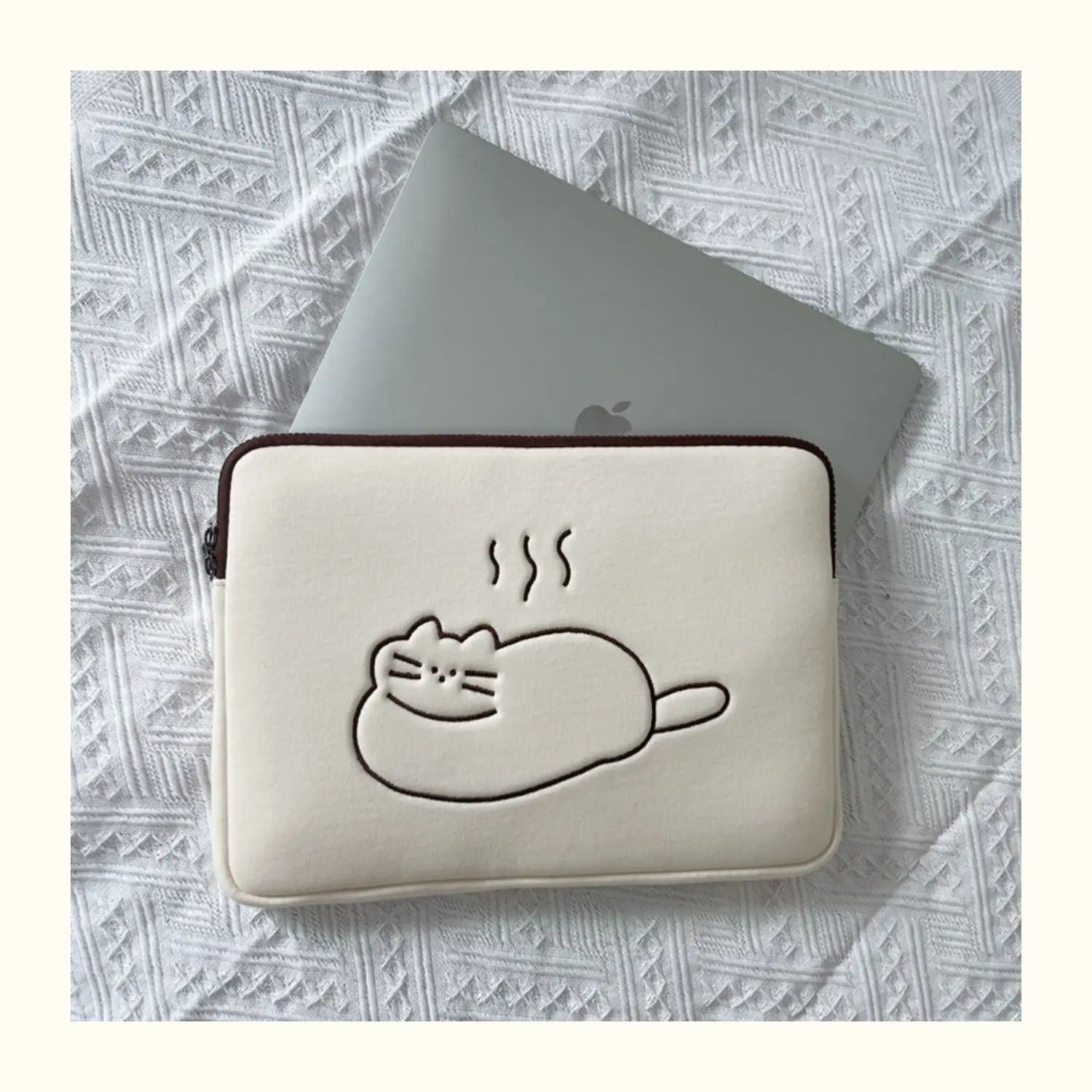 Pochette ordinateur design kawaï