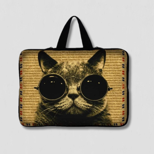 Pochette ordinateur chaton