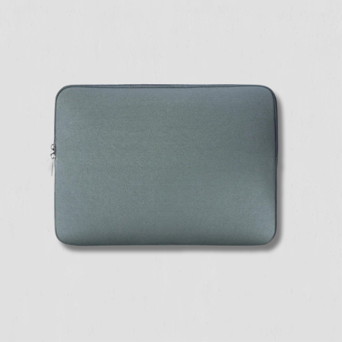 Pochette d'ordinateur en coton grise