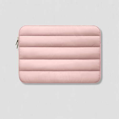 Pochette ordinateur matelassée