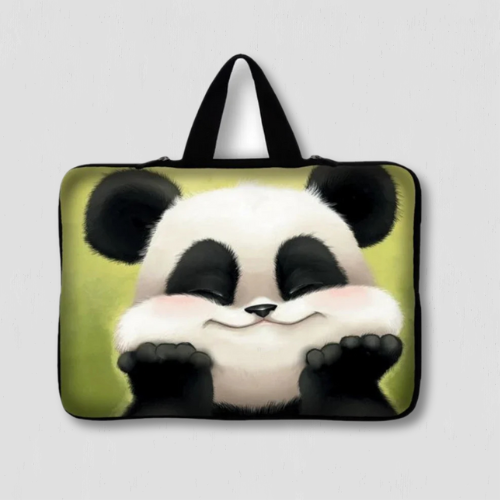 Pochette ordinateur à motif animal imprimé