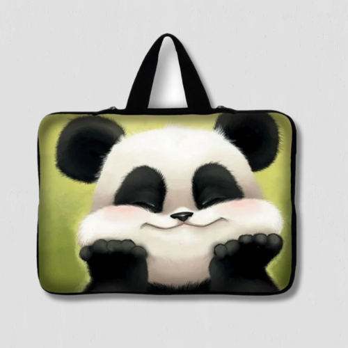 Pochette ordinateur panda