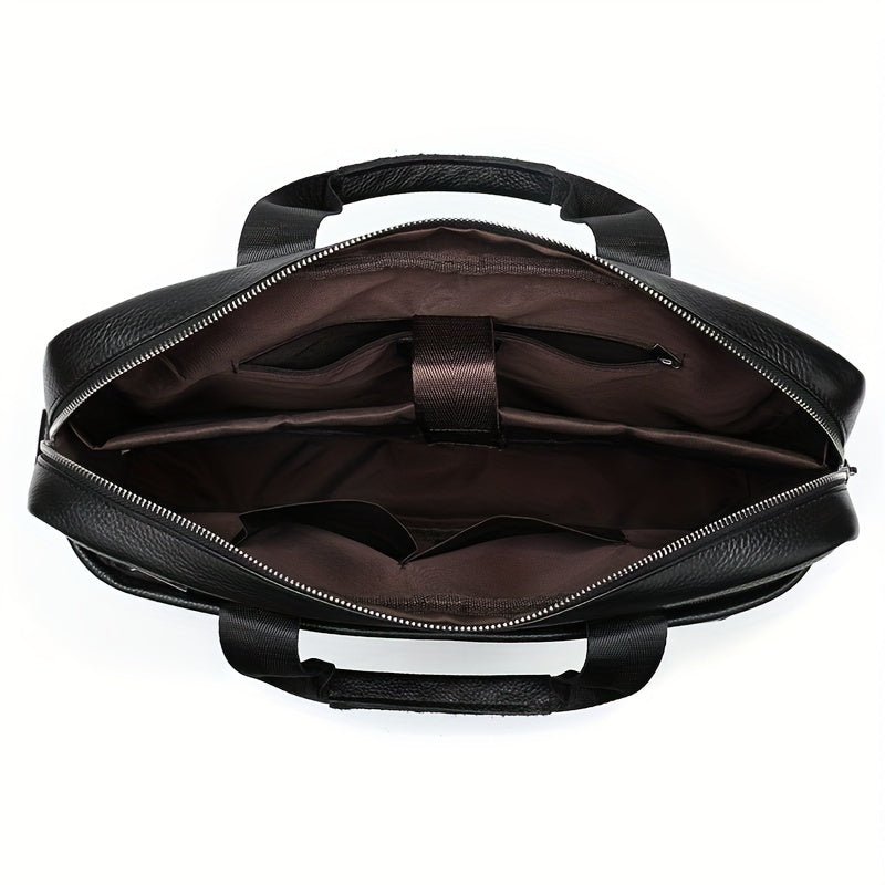 Pochette d'ordinateur professionnelle en cuir